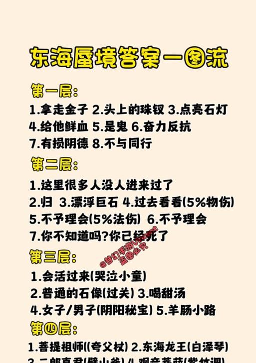 梦幻手游海底蜃境攻略（揭秘梦幻手游海底蜃境，让你成为真正的海底探险家！）